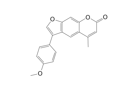 3-(4-Methoxyphenyl)-5-methyl-7-furo[3,2-g][1]benzopyranone