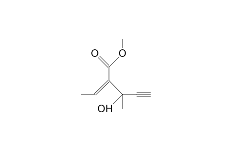 (Z)-2-ETHYLIDENE-3-HYDROXY-3-METHYL-4-PENTYNOIC ACID, METHYL ESTER