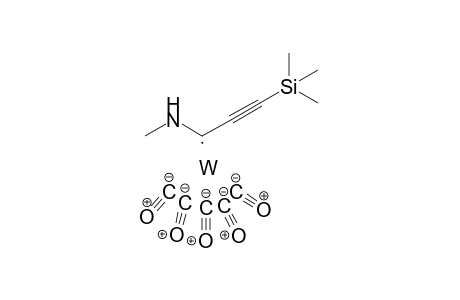 Pentacarbonyl[(1-methylamino-3-trimethylsilyl)propynylidene]tungsten