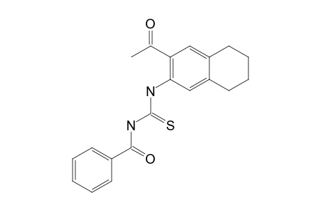 1-(3-acetyl-5,6,7,8-tetrahydro-2-naphthyl)-3-benzoyl-2-thiourea