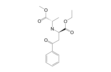 (1S,2S)-2-(1-METHOXYCARBONYLETHYLAMINO)-4-OXO-4-PHENYL-BUTYRIC-ACID-ETHYLESTER