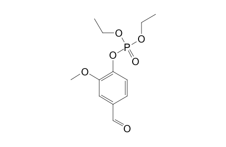 PHOSPHORIC-ACID-DIETHYLESTER-4-FORMYL-2-METHOXY-PHENYLESTER