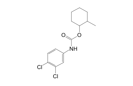 3,4-dichlorocarbanilic acid, 2-methylcyclohexyl ester