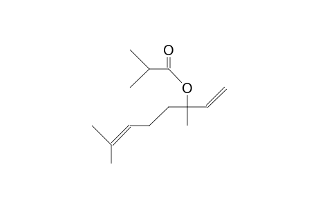 3,7-Dimethyl-1,6-octadien-3-ol isobutyrate