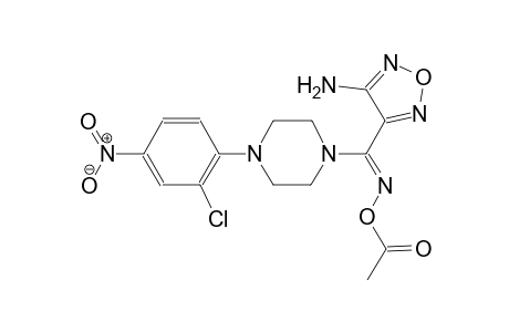 4-{(Z)-[(acetyloxy)imino][4-(2-chloro-4-nitrophenyl)-1-piperazinyl]methyl}-1,2,5-oxadiazol-3-ylamine