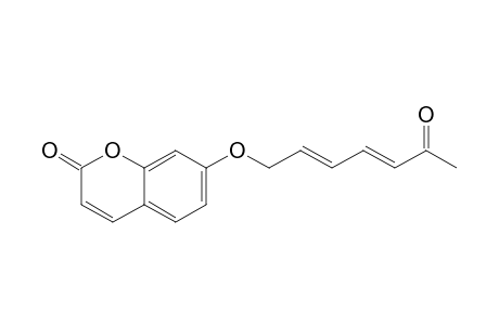 7-[[(2E,4E)-6-OXOHEPTA-2,4-DIENYL]-OXY]-2H-1-BENZOFURAN-2-ONE