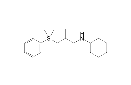 N-Cyclohexyl-N-(2-Methyl-3-(dimethyl(phenyl)silyl)propyl)amine