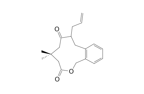 6-ALLYL-3,3-DIMETHYL-5-OXO-8,9-BENZODECENOLIDE