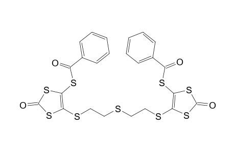 2,2'-Bis(4-benzoylthio-1,3-dithiole-2-one-5-thio)diethylsulfide