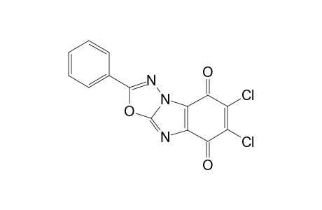 2-Phenyl-6,7-dichloro-benzo[4,5]imidazo[2,1-b][1,3,4]oxadiazole-5,8-dione