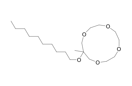 12-decoxy-12-methyl-1,4,7,10-tetraoxacyclotridecane