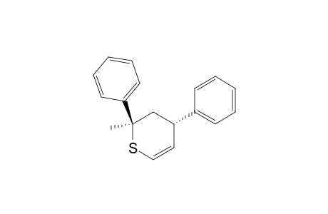 trans-2-Methyl-2,4-diphenyl-3,4-dihydro-2H-thiopyran