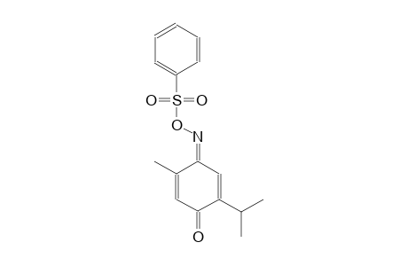 (Z)-2-isopropyl-5-methyl-4-(((phenylsulfonyl)oxy)imino)cyclohexa-2,5-dienone