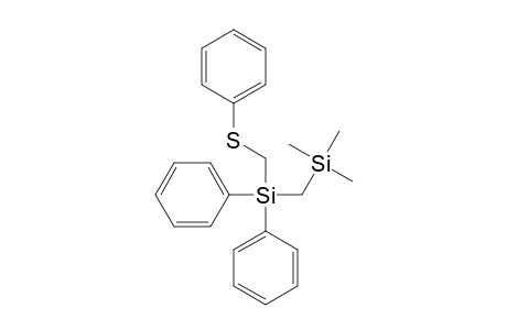 (Diphenyl)-[(phenylthio)methyl]-[(trimethylsilyl)methyl]silane