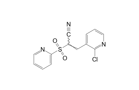 2-chloro-alpha-[(2-pyridyl)sulfonyl]-3-pyridineacrylonitrile