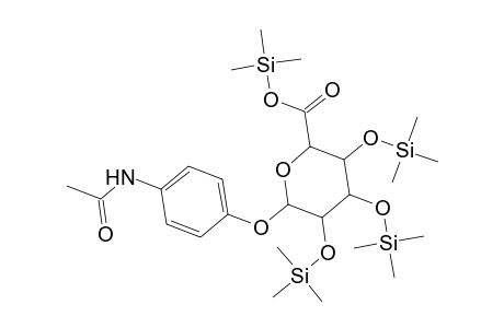 Paracetamol .beta.-D-glucuronide, tetra-O-TMS