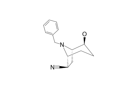 8-BENZYL-2-ENDO-HYDROXY-8-AZABICYCLO-[3.2.1]-OCTANE-6-EXO-CARBONITRILE