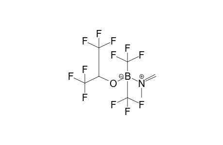 Boron, (1,1,1,3,3,3-hexafluoro-2-propanolato)(N-methylenemethanamine)bis(trifluoromethyl)-, (t-4)-