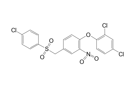 alpha-[(p-chlorophenyl)sulfonyl]-2-nitro-p-tolyl 2,4-dichlorophenyl ester