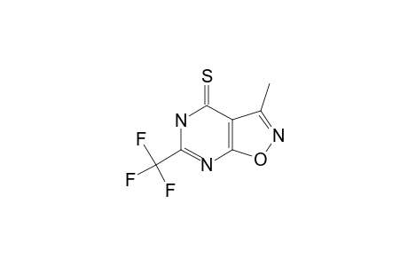 3-METHYL-6-TRIFLUOROMETHYLISOXAZOLO-[5.4-D]-PYRIMIDINE-4-(5-H)-THIONE