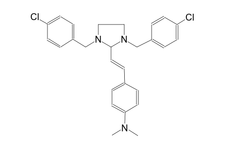 benzenamine, 4-[(E)-2-[1,3-bis[(4-chlorophenyl)methyl]-2-imidazolidinyl]ethenyl]-N,N-dimethyl-