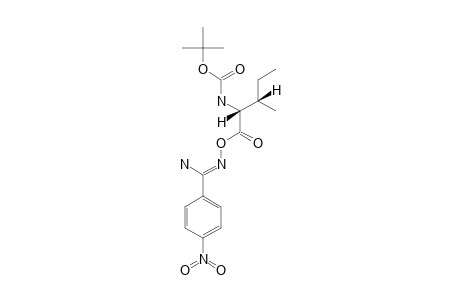 5-[(2S,3S)-2-TERT.-BUTYLOXYCARBONYLAMINO-3-METHYLPENTANOYL]-PARA-NITROBENZAMIDOXIME