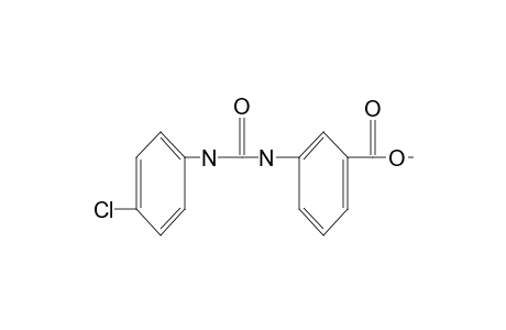 m-[3-(p-chlorophenyl)ureido]benzoic acid, methyl ester