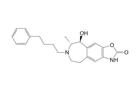 trans-9-hydroxy-8-methyl-7-(4-phenylbutyl)-3,5,6,7,8,8-hexahydrooxazolo[4,5-h]-[3]benzazepin-2-one