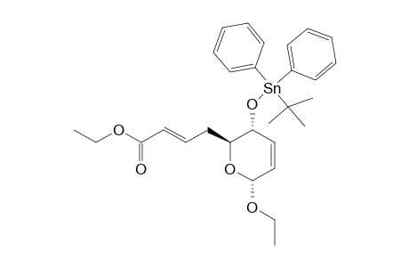 ETHYL-(E)-[ETHYL-4-O-(tert-BUTYLDIPHENYLSILYL)-2,3,6,7,8-PENTADEOXY-alpha-D-ERYTHRO-NONA-2,7-DIENOPYRANOSIDE]-URONATE