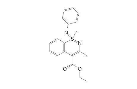 Ethyl 1,3-dimethylbenzo[e][1,2]thiazine-4-carboxylate 1-(N-phenylimine)