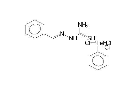 PHENYLTELLURIUMTRICHLORIDE-BENZALDEHYDETHIOSEMICARBAZONE COMPLEX