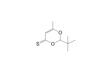 2-t-Butyl-6-methyl-[1,3]dioxin-4-thione