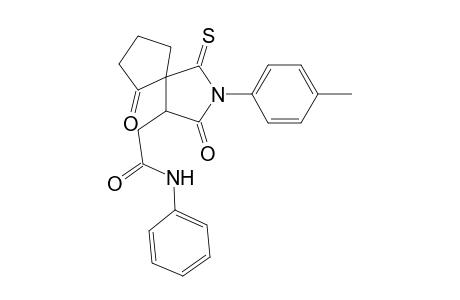 (4RS,5RS)-2-(p-Methylphenyl)-3,6-dioxo-N-phenyl-1-thioxo-2-azaspiro[4.4]nonane-4-acetamide