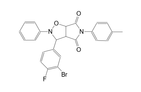 3-(3-bromo-4-fluorophenyl)-5-(4-methylphenyl)-2-phenyldihydro-2H-pyrrolo[3,4-d]isoxazole-4,6(3H,5H)-dione