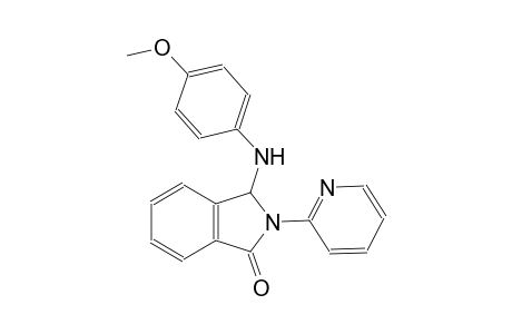 1H-isoindol-1-one, 2,3-dihydro-3-[(4-methoxyphenyl)amino]-2-(2-pyridinyl)-