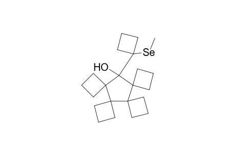 17-[1'-(Methylselanyl)cyclobutyl]-tetraspiro[3.0.3.0.3.0.3.1]heptadecan-17-ol