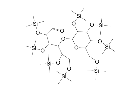 D-Glucose, 4-O-[2,3,4,6-tetrakis-O-(trimethylsilyl)-.beta.-D-galactopyranosyl]-2,3,5,6-tetrakis-O-(trimethylsilyl)-