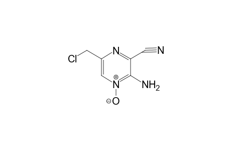 3-Amino-6-(chloromethyl)-2-pyrazinecarbonitrile 4-oxide