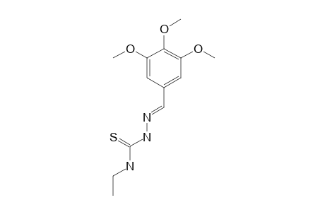 4-ethyl-3-thio-1-(3,4,5-trimethoxybenzylidene)semicarbazide