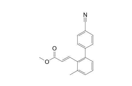 (E)-3-[6'-METHYL-2'-(4''-CYANOPHENYL)-PHENYL]-PROPENOIC-METHYLESTER