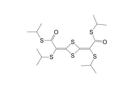 (S,S)-DIISOPROPYL-(Z)-2,2'-(1,3-DITHIETANE-2,4-DIYLIDENE)-BIS-[2-(ISOPROPYLTHIO)-THIOACETATE]