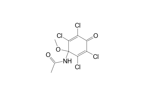 N-(2,3,5,6-TETRACHLORO-1-METHOXY-4-OXO-CYCLOHEXA-2,5-DIENYL)-ACETAMIDE