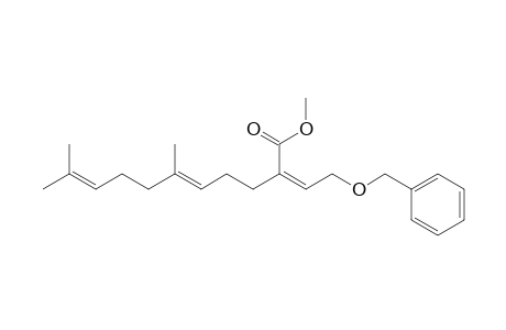 (2(1')E,5E)-Methyl 2-(2'-benzyloxyethylidene)-6,10-dimethyl-5,9-undecadienoate