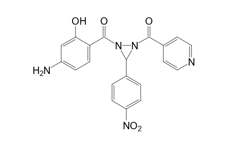 1-(4-aminosalicyloyl)-2-isonicotinoyl-3-(p-nitrophenyl) diaziridine