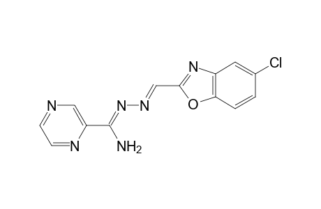 2-N(1)-{[(5'-Chlorobenzoxazolyll)methylene]amidrazone-methylene}-pyrazine