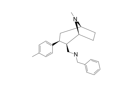 2-BETA-BENZYLAMINOMETHYL-3-BETA-(4-METHYLPHENYL)-AZABICYCLO-[3.2.1]-OCTANE