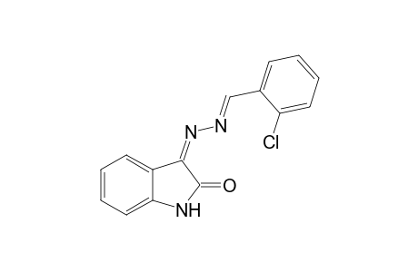 indole-2,3-dione, 3-azine with o-chlorobenzaldehyde