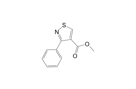 4-Isothiazolecarboxylic acid, 3-phenyl-, methyl ester