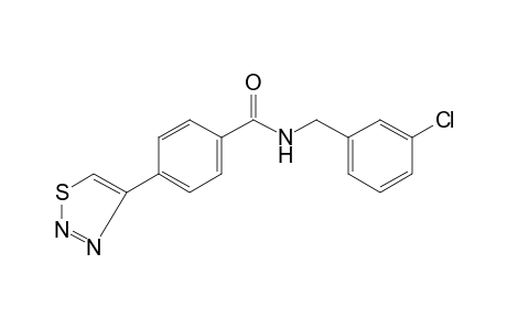 N-(m-chlorobenzyl)-p-(1,2,3-thiadiazol-4-yl)benzamide