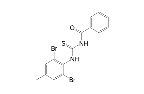 1-benzoyl-3-(2,6-dibromo-p-tolyl)-2-thiourea